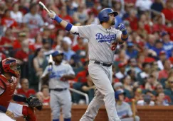 Momento en el que Adrián González conecta un 'grand slam'