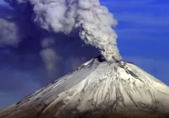 Erupción del volcán Popocatépetl