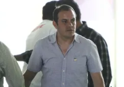 Cuauhtémoc Blanco asiste a un partido de la Selección Sub 23