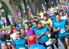 Corredores en el Split 30k de la Ciudad de México