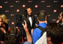 Shinsuke Nakamura atiende a los medios de comunicación