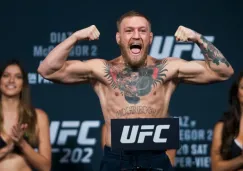 Conor McGregor durante la ceremonia de pesaje