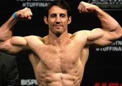 Tim Kennedy en presentación de pesaje de la UFC