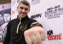 Liam Smith, tras su llegada a la ciudad de Dallas