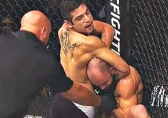 Gabriel Benítez en la pelea de UFC Hidalgo