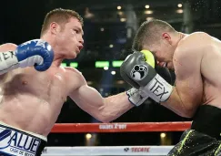 Saúl 'Canelo' Álvarez durante una conferencia de prensa