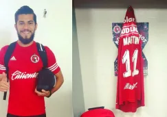 Henry Martín posa para la cámara con la Sub 20