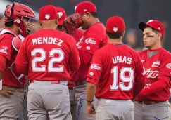 Diablos Rojos del México, en un partido de la MLB