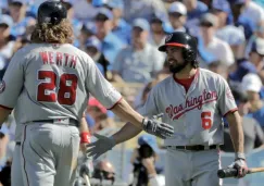 Werth y Rendon celebran una carrera de los Nacionales de Washington