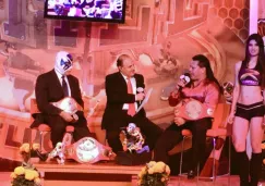 Atlantis y Último Guerrero en la conferencia de prensa