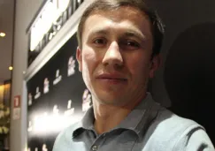 Gennady Golovkin, durante el evento para presentar el reloj Hublot del CMB