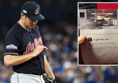 Trevor Bauer se cortó el dedo con un dron