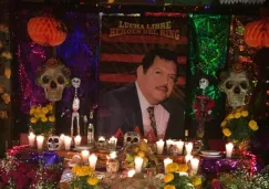 Antonio Peña, 'presente' en la ofrenda de Triple A