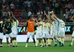 América festeja triunfo sobre Chivas en Liguilla