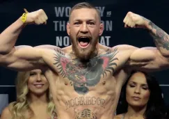 Conor McGregor en una ceremonia de pesaje