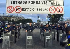 Dispositivo de Seguridad en el Estadio Azteca