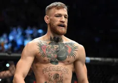 McGregor durante un combate de UFC