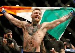 Conor McGregor tras una pelea en UFC