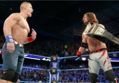 AJ Styles y John Cena se encaran