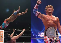 HIroshi Tanahashi posa con el título en su cintura