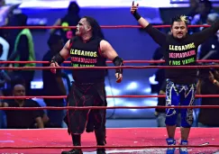 Chessman y Averno, durante función de la AAA