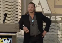 Chris Jericho en la conferencia de AEW