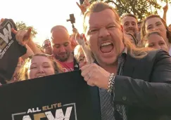 Chris Jericho en su presentación con AEW