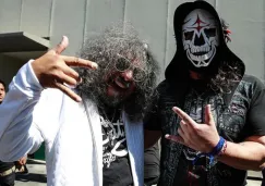 La Parka junto a Javier Batiz