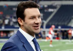 Tony Romo en la previa de un partido