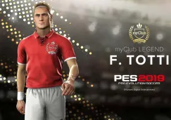 Francesco Totti ahora es una leyenda de Pro Evolution Soccer