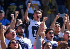 Afición de Pumas, durante un partido