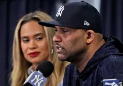 Sabathia anunciando su retiro como jugador 