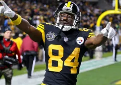 Antonio Brown en juego con los Steelers 