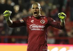 Gibran Lajud grita tras un gol de Xolos en el C2019