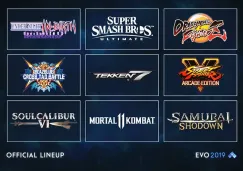 Estos son los nueve títulos principales de EVO 2019