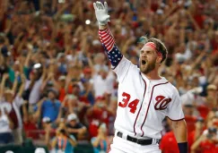 Bryce Harper festeja triunfo en Derby de Jonrones en Washington