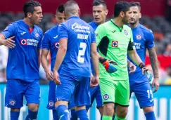 Aguilar y Méndez discuten en juego de Cruz Azul 