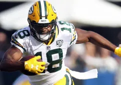 Randall Cobb durante un partido con los Packers