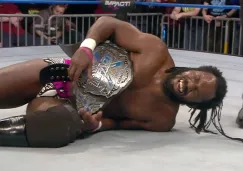 Rich Swann tras retener el campeonato