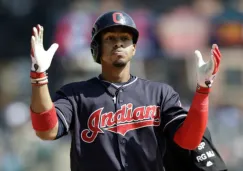 Francisco Lindor se lamenta durante un juego de Cleveland