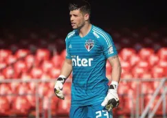 Volpi, en un partido del São Paulo 