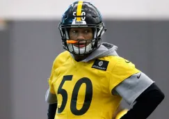 Ryan Shazier, en un entrenamiento de Steelers 