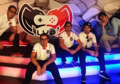 Integrantes de MAD Lions, durante el evento de prensa de la LVP en Cinépolis