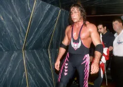 Bret Hart después de la lucha en Montreal