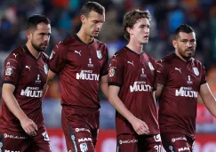 Jugadores de Gallos, en lamento durante un partido