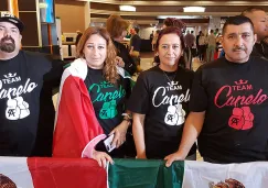 Familia Chávez viajó para apoyar a Canelo