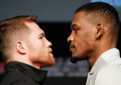 El face to face de Canelo y Jacobs