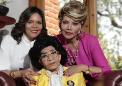 Marisela Peña, con su madre y su hija, en sesión para RÉCORD