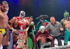 Foto del Hijo del Santo en la que apareció Silver King