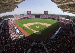 Estadio Alfredo Harp Helú en partido de Diablos Rojos